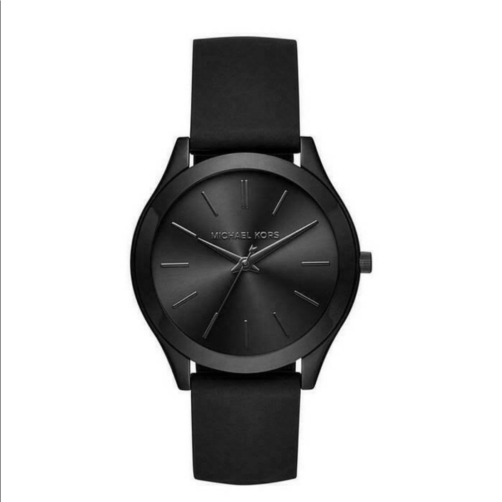⌚️Michael Kors®The Runway Unisex Black Watch⌚️
